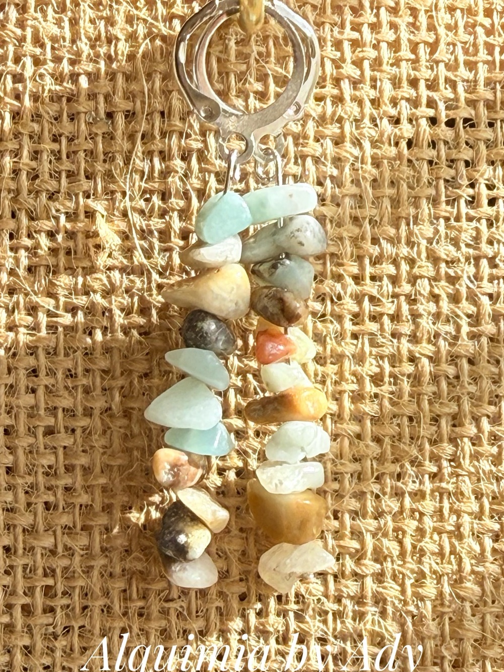 Alquimia Amazonite and Mixed Stone Dangle Earrings
